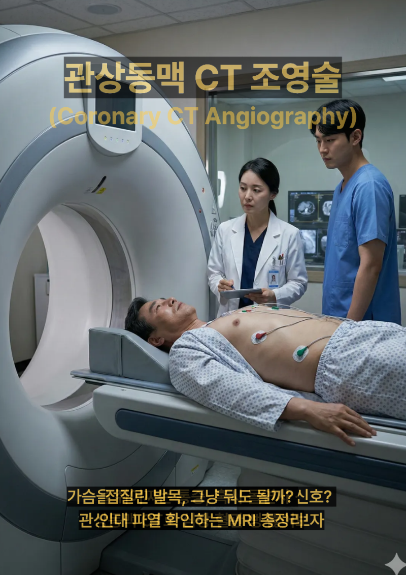 관상동맥 CT 조영술(Coronary CT Angiography) _ 가슴을 쥐어짜는 통증, 혹시 돌연사 신호? 관상동맥 C....