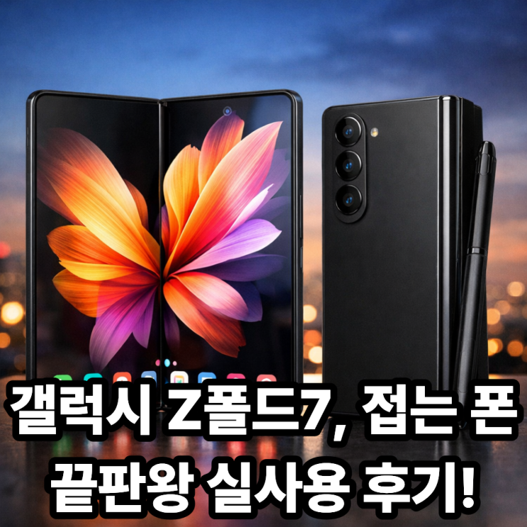  갤럭시 Z폴드7 사용후기: 폴더블의 정점 실사용 리얼 리뷰