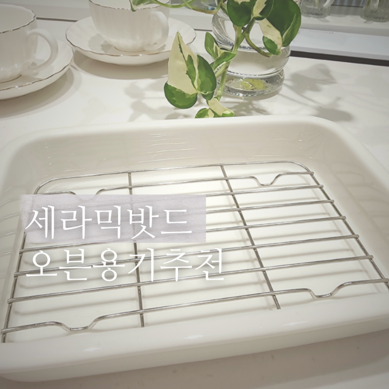 화이트 세라믹밧드 오븐용기추천