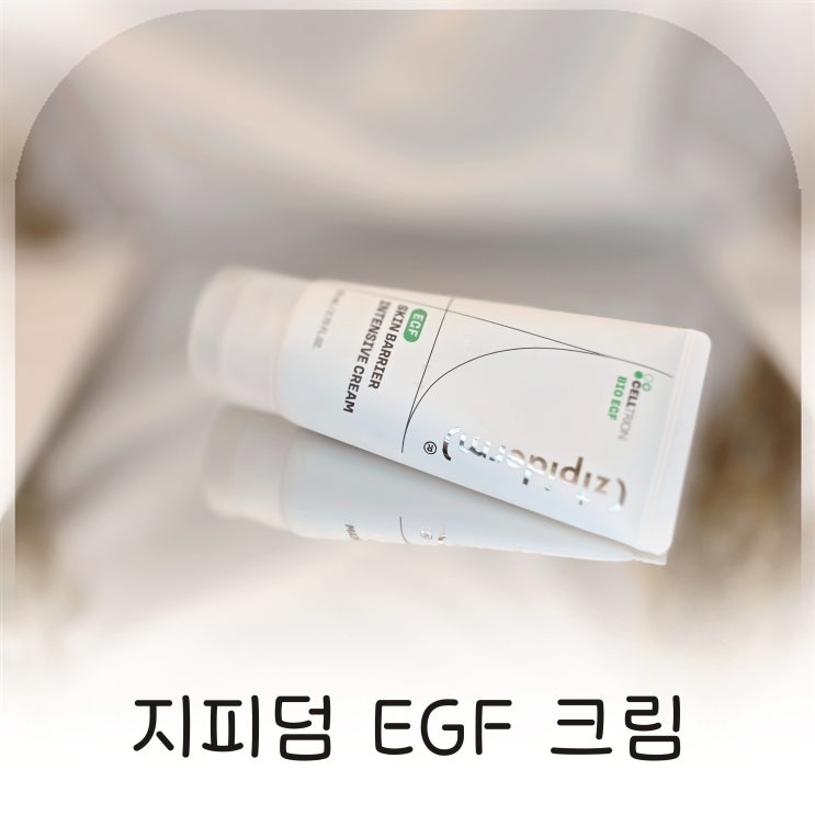  피부가려움증으로 고민하다 만난 민감피부 데일리 케어 지피덤 EGF 크림