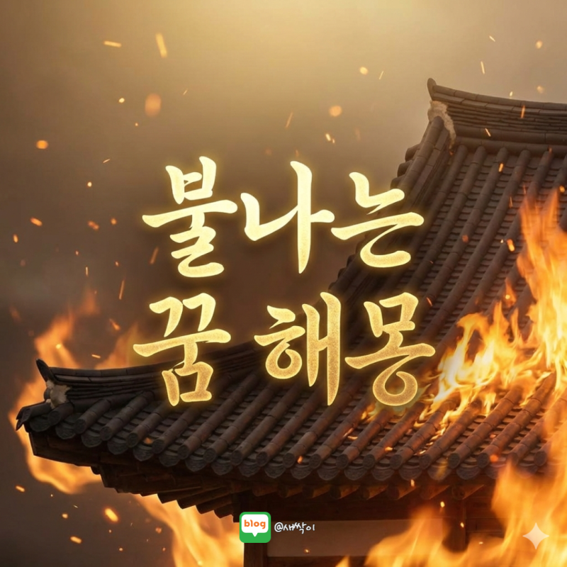 불나는 꿈 해몽, 로또를 사야 할까?