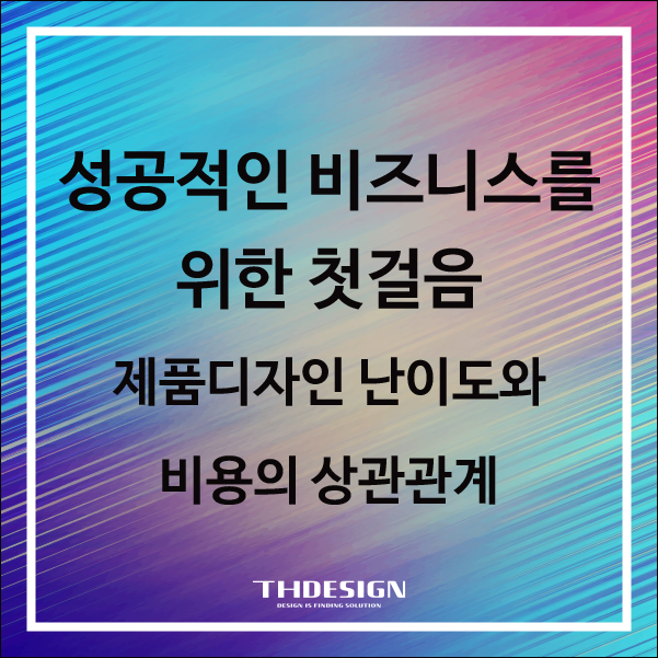  성공적인 비즈니스를 위한 첫걸음: 제품디자인 난이도와 비용의 상관관계