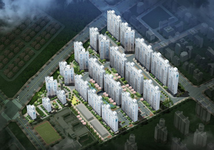  1,544세대 대단지의 자부심, 평택화양 서희스타힐스 센트럴파크 아파트