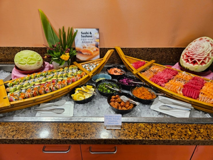  사이판 맛집: 크라운플라자 더테라스 런치 뷔페