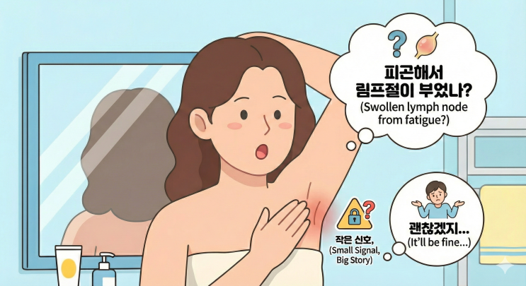  겨드랑이 혹 병원 통증 없어도 가야 하는 이유