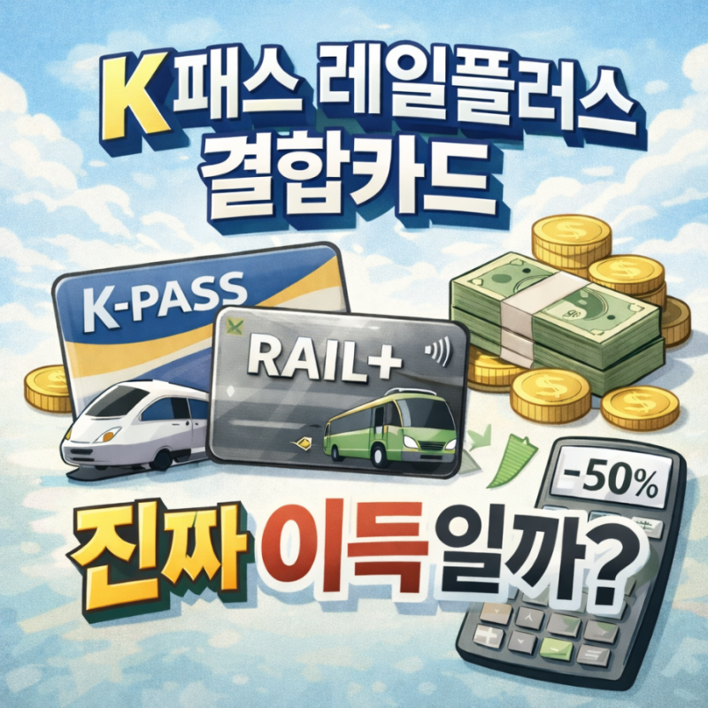 모바일 레일플러스 vs K패스, 직장인 기준 정답은 이것