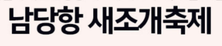  2026 홍성 남당항 새조개 축제! 일정·가격·공연 총정리