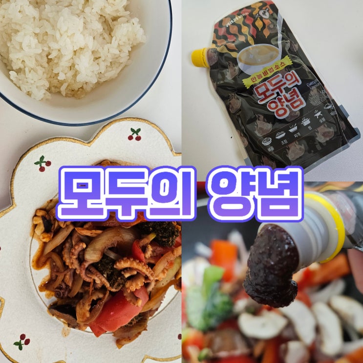  요알못의 모두의 양념으로 낙지볶음 만들어먹기