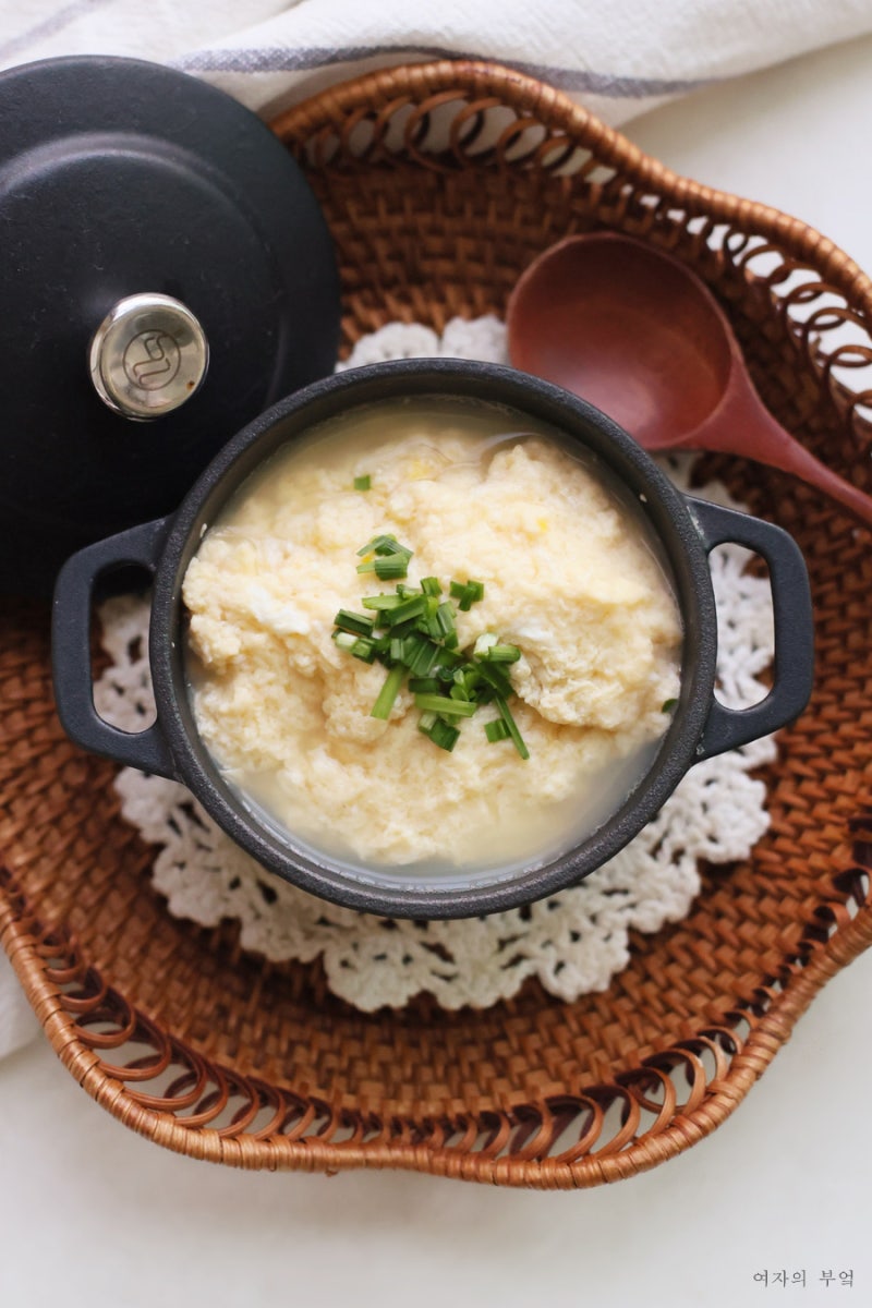 냄비 계란찜 만들기 인덕션 부드러운 계란찜 레시피