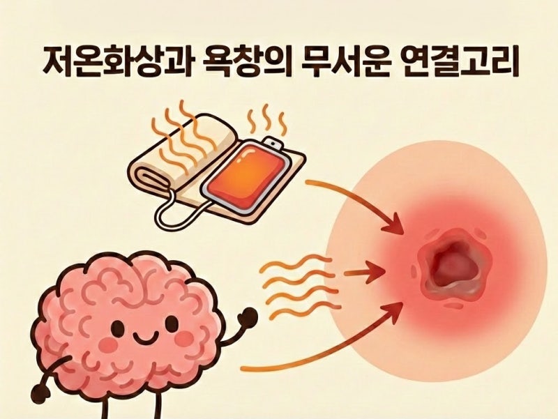 [욕창 Epilogue](11)_"뜨겁지 않은데 화상이라고요?" 저온화상과 욕창의 무서운 연결고리