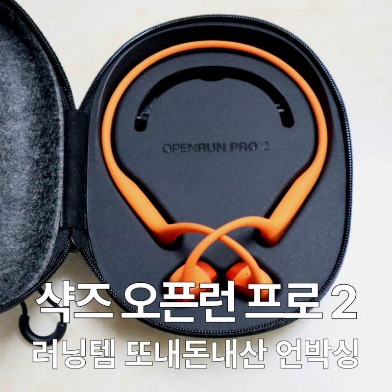 [러닝템] 샥즈 프로 골전도 이어폰 S820 사이즈 선택 | 페어링 방법
