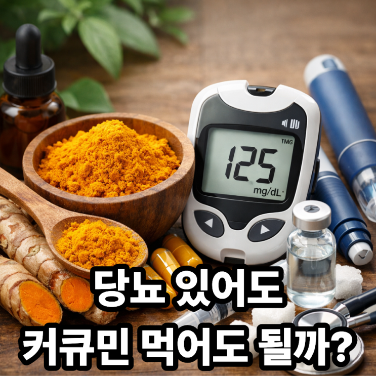  커큐민과 당뇨 관리｜섭취 전 꼭 알아야 할 주의사항 정리