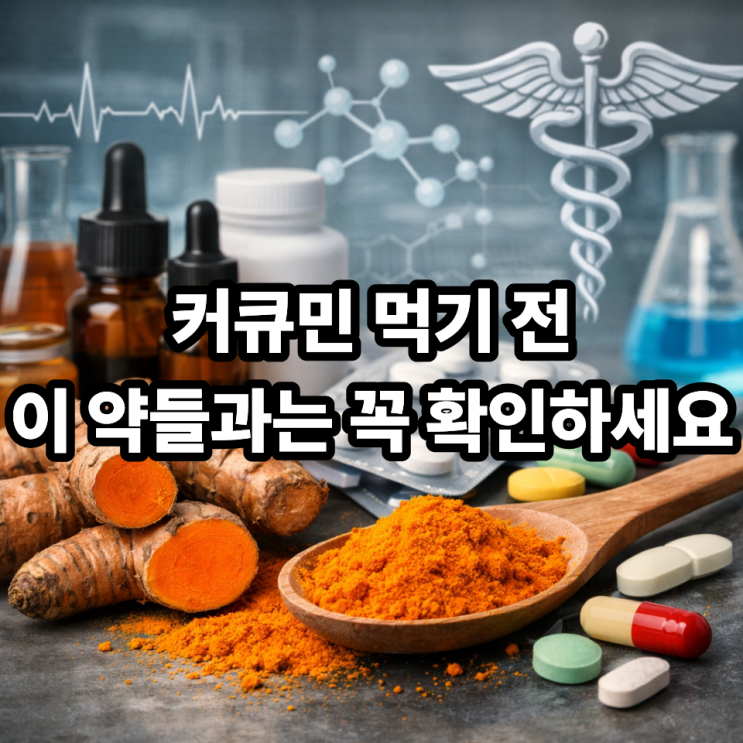  커큐민과 약물 상호작용 ️ 복용 전 꼭 확인해야 할 핵심 정리