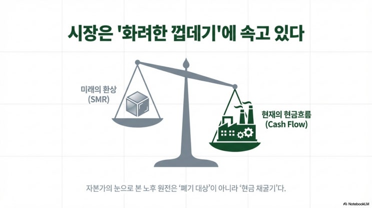  SMR 환상에서 깨어나라: 진짜 돈은 '낡은 원전'에서 나온다