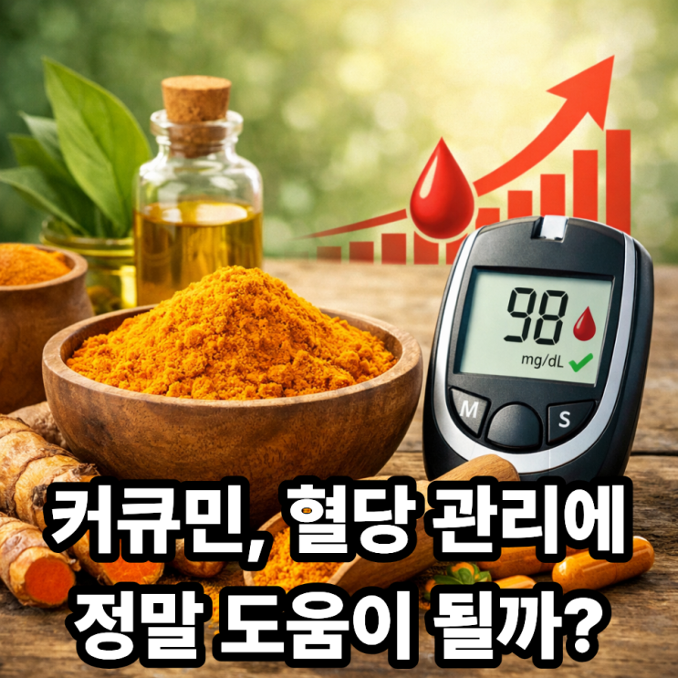  커큐민이 혈당 관리에 도움 되는 이유｜식후 혈당이 흔들리는 원인부터 잡기