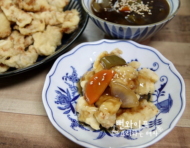 바삭함이 남다른 중국집 탕수육 만들기  이연복 탕수육 소스 레시피