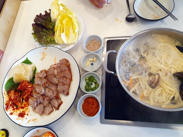  서현역 가성비 맛집 분당 바지락칼국수 서현칼국수보쌈