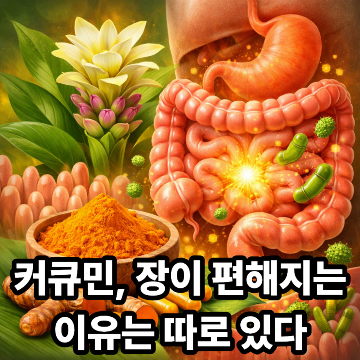  커큐민이 장 건강에 좋은 이유｜장부터 달라지는 몸의 변화
