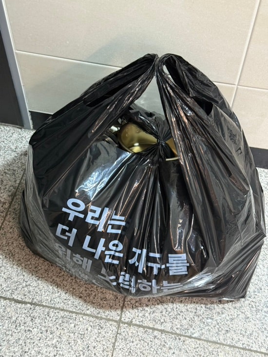 분리수거 필요없이 쓰레기 수거해주는 커버링 후기