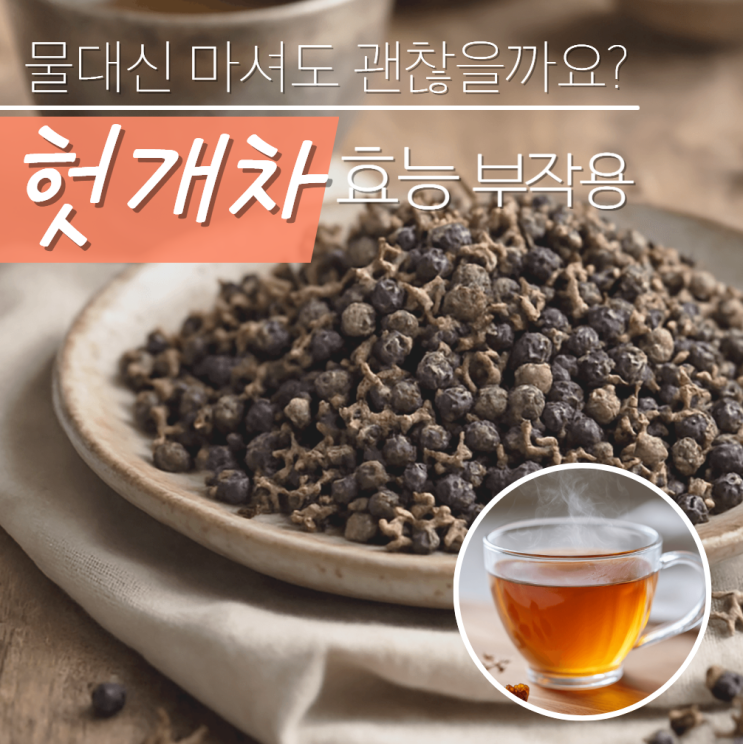  헛개차 효능 부작용 나무 열매 차 물대신