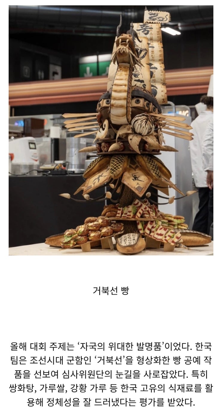  파리 빵월드컵 우승작