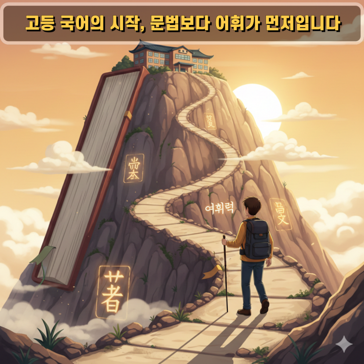  예비 고1 국어, 문법보다 '어휘력'이 먼저인 이유 (중학 한자어 결손 점검)
