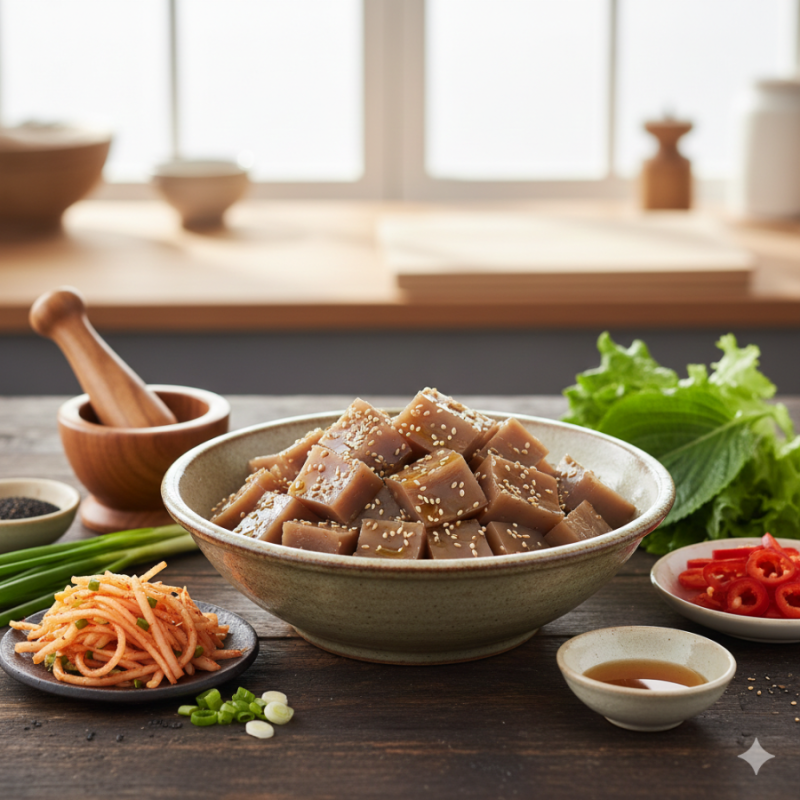 "밤에 먹어도 살 안 찌는 야식이 있다?" 메밀묵이 '살 빼는 약'이라 불리는 이유