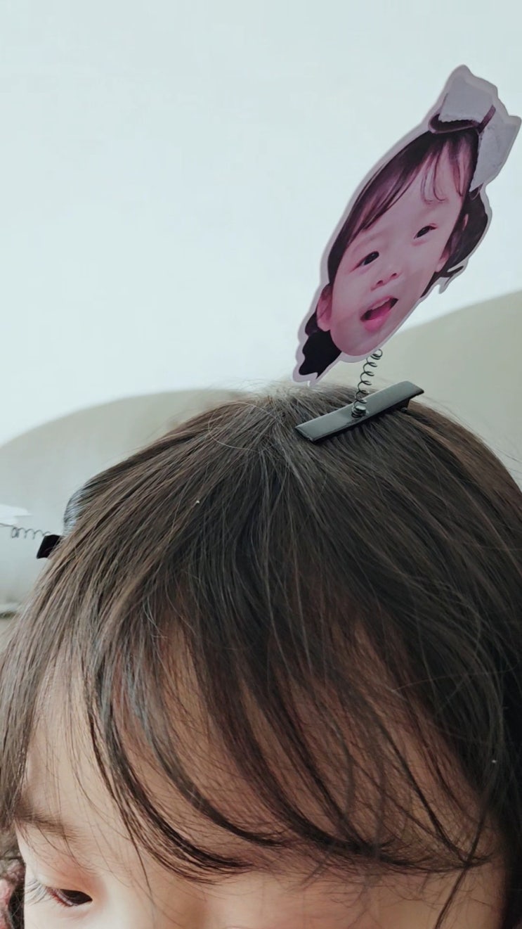  내 아이 얼굴이 담긴 아기머리핀, 비비드레인 에서 쉽고 간편하게 제작하는 법