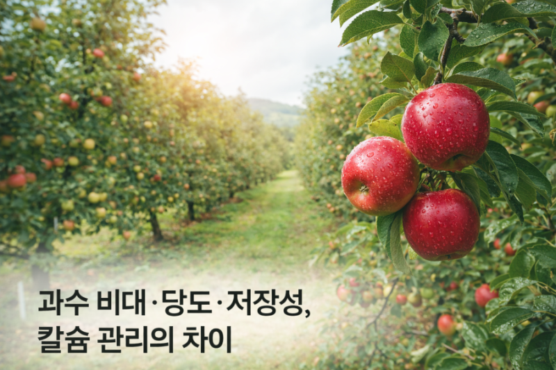 초산칼슘 25kg 효능 총정리｜과수 비대·당도 상승·웃자람 방지에 꼭 필요한 수용성 칼슘