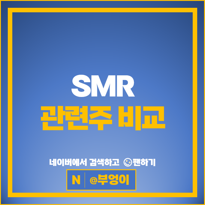 SMR관련주 소형원전 주식 두산에너빌리티 비에이치아이 한전기술 주가