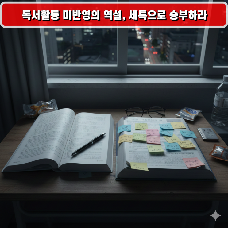  독서활동 미반영의 역설: 세특 속에 자연스럽게 책을 녹여내는 '연계 탐구' 기법