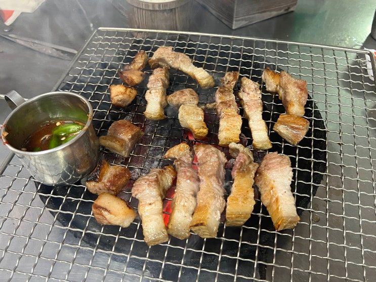  제주도 성산 고기 가성비 맛집 제주길흑돼지참숯구이