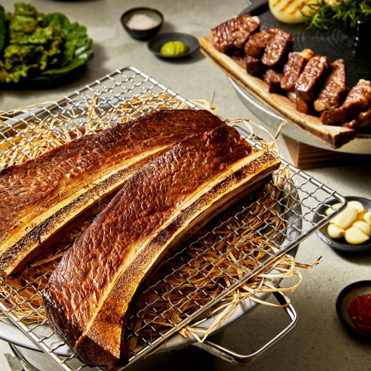  우대갈비 LA갈비 토마호크 티본 스테이크 소고기 리뷰 - 캠핑 바베큐에 최적!