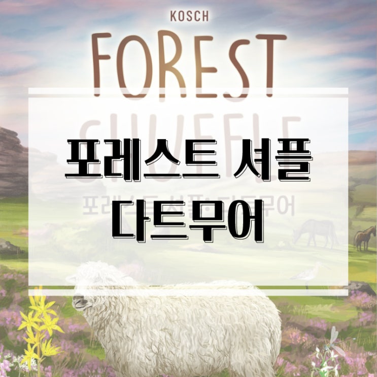  포레스트 셔플 스탠드얼론 신작! 포레스트 셔플: 다트무어 보드게임 개봉기 & 플레이 후기