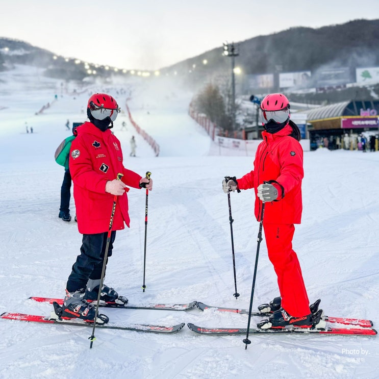  곤지암 리조트 스키장 어린이 스키강습 두 딸 2년차 후기