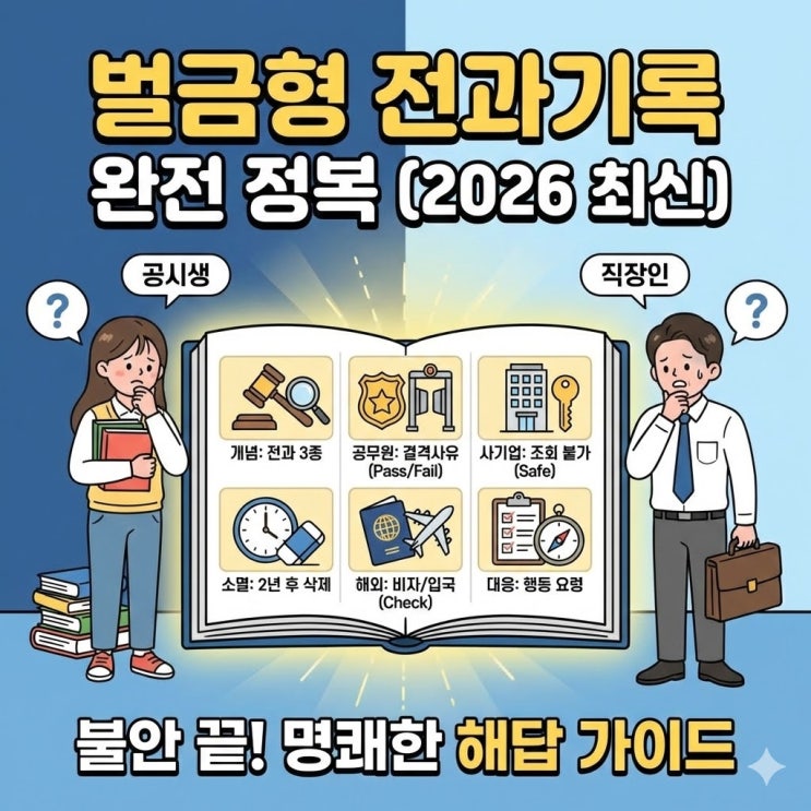  기소유예, 벌금형 빨간 줄 남나요? 공무원·사기업 취업에 미치는 영향 (범죄경력회보서 보는 법)