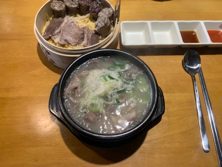  파주 순대국 맛집 팔담순대 운정점 점심메뉴
