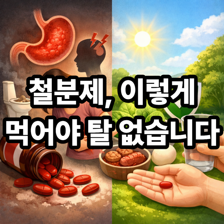  철분 영양제 부작용과 안전하게 먹는 법｜속 불편함 없이 복용하는 핵심 가이드 ️