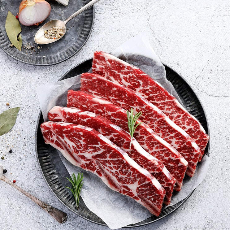  바라던 LA갈비 1kg 기름손질된 678 꽃갈비 소고기 소갈비 스테이크 후기