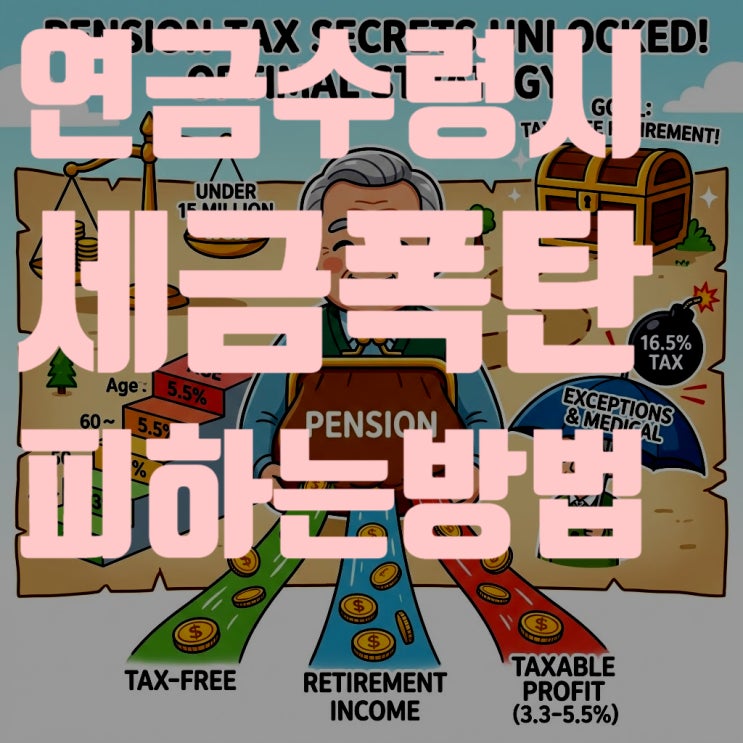  연금 수령 시 세금 폭탄 피하는 법: 1500만 원 한도와 3.3% 세율의 비밀