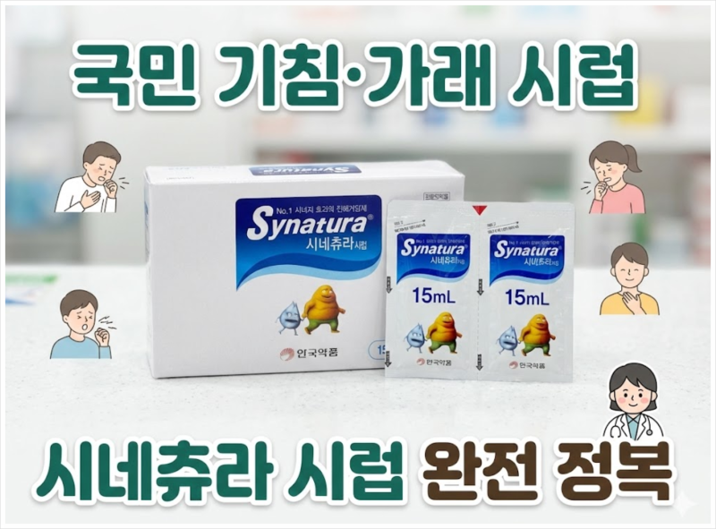 시네츄라시럽 -약사가 알기쉽게 설명해드려요. 효능효과 부작용 주의사항