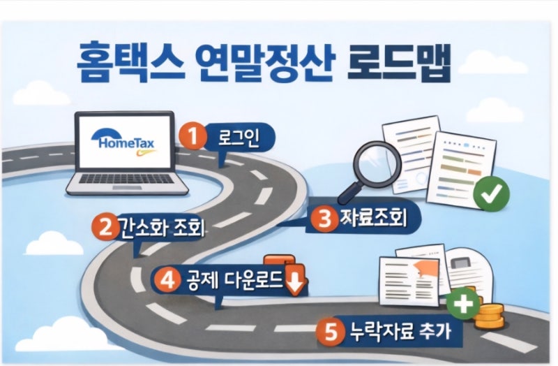 홈택스 연말정산 하는 법 총정리 처음이라도 이 순서대로 하면 끝 (2026년 기준)