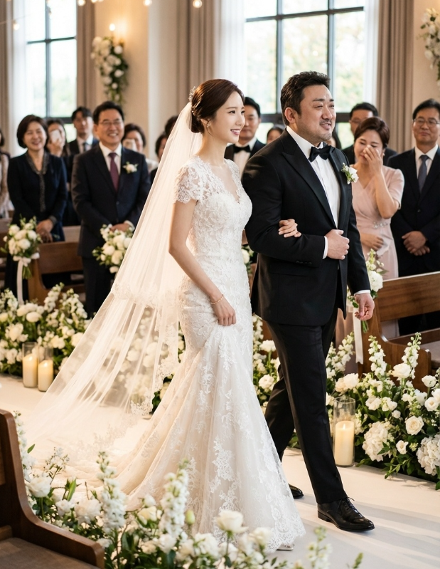 마동석 예정화, 혼인신고 3년 만에 결혼식 올린 이유. 업계 관계자가 밝힌 속사정
