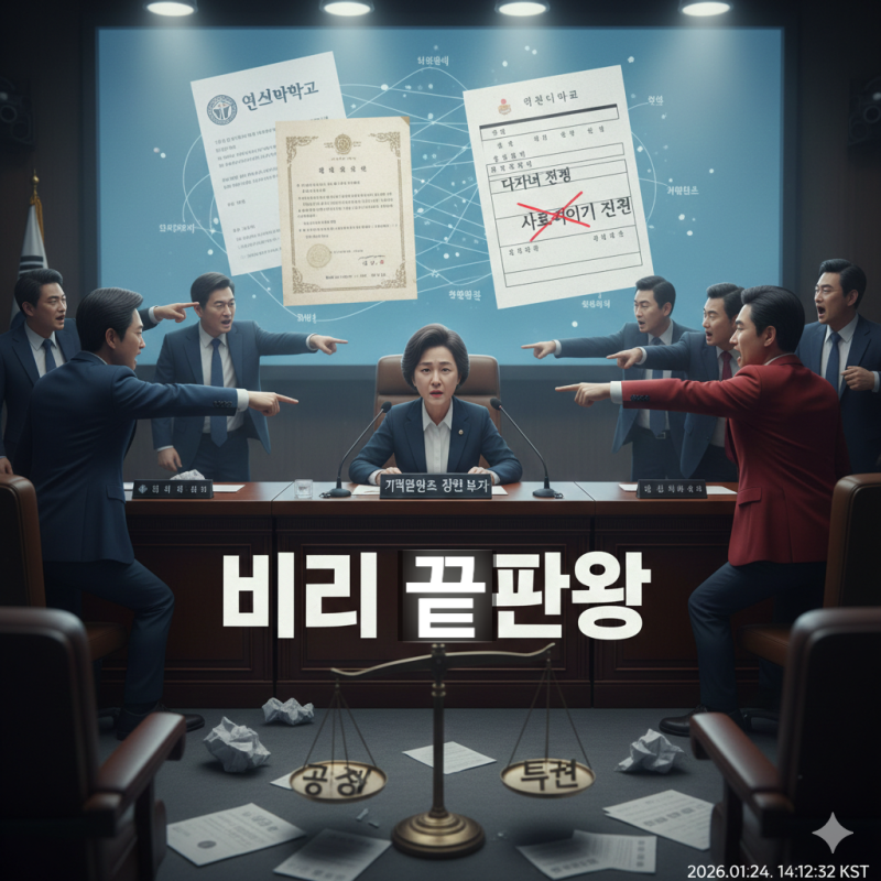 ⚖️ "비리 끝판왕 vs 기억 착오"… 이혜훈 후보자 청문회 후폭풍 분석