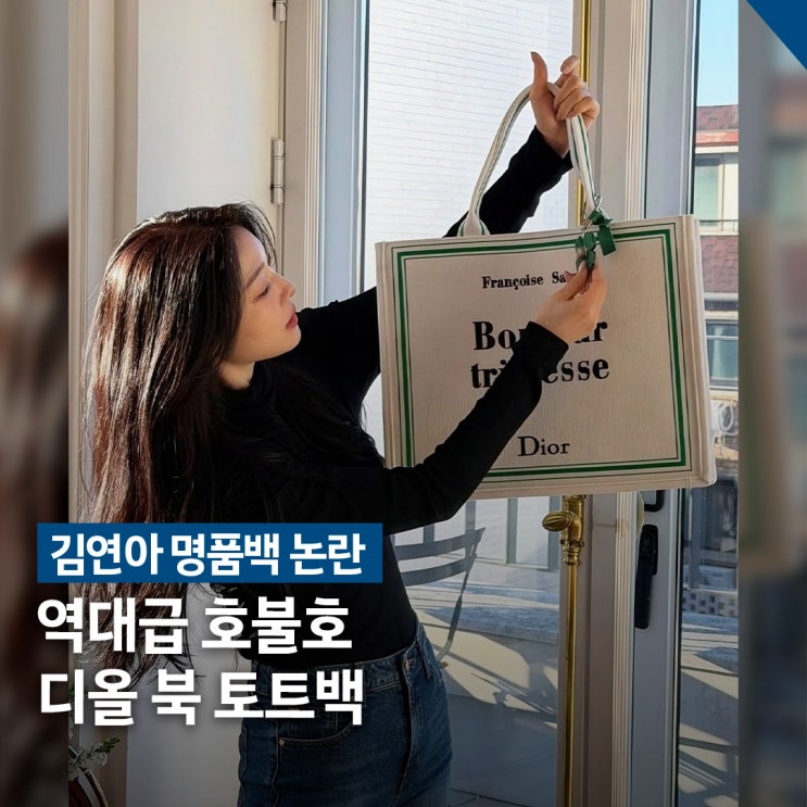  김연아 디올 명품백 논란, 북 토트백 호불호 이유