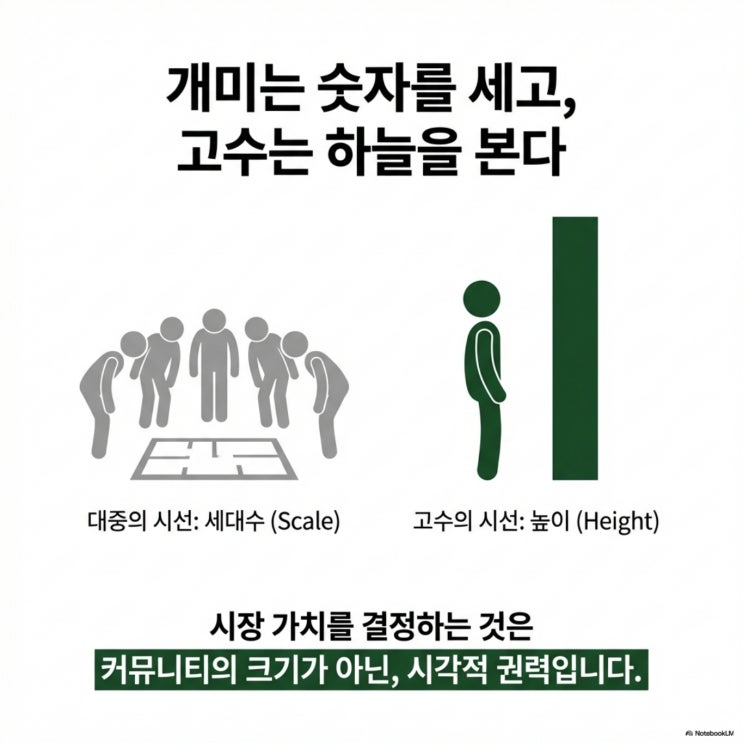  고천 가구역 vs 나구역: 대단지 환상(Fantasy)을 버려라, 결국 높이가 가격을 지배한다