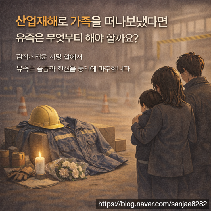  갑작스러운 산업재해사망 유족급여로 생계를 지킬 수 있습니다