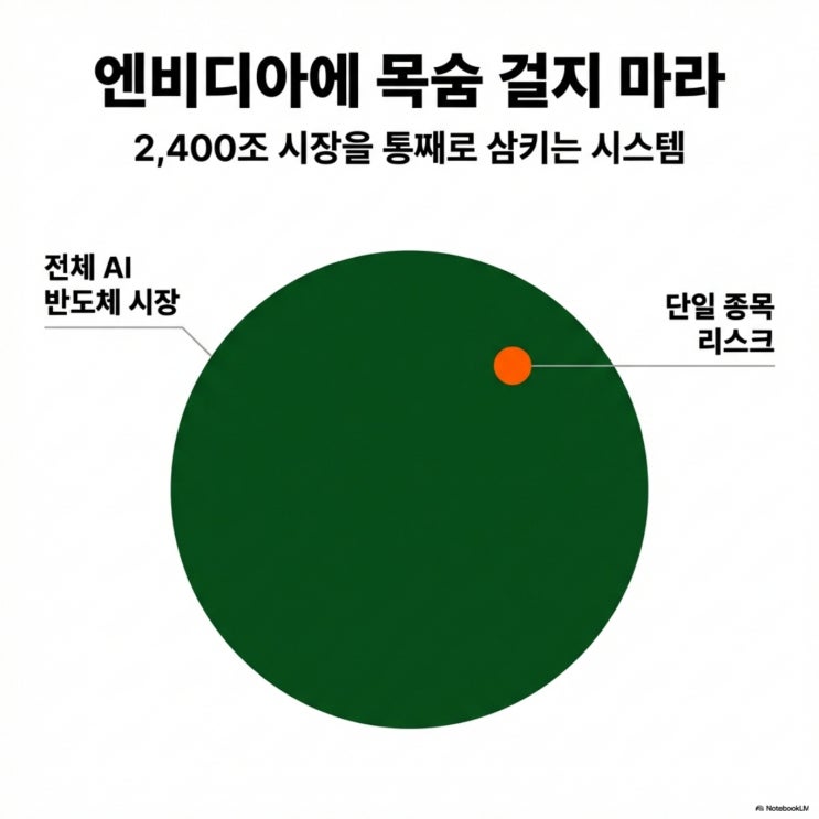  엔비디아에 목숨 걸지 마라, 2400조 시장을 통째로 삼키는 SOXX의 꽃놀이패 전략