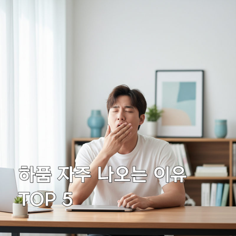 하품 계속 자주 나오는 이유 top5 병원 가야하는 신호!