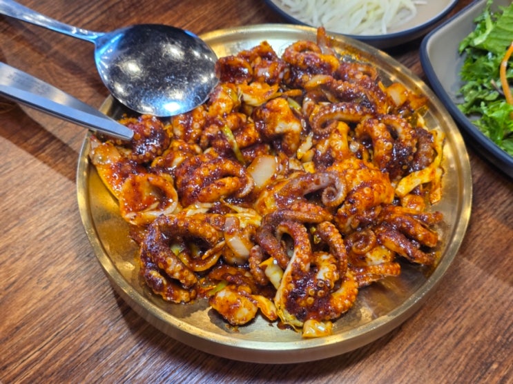  구미 맛집 손의손 불향 가득 쭈꾸미 막걸리 무한리필에 단체석까지
